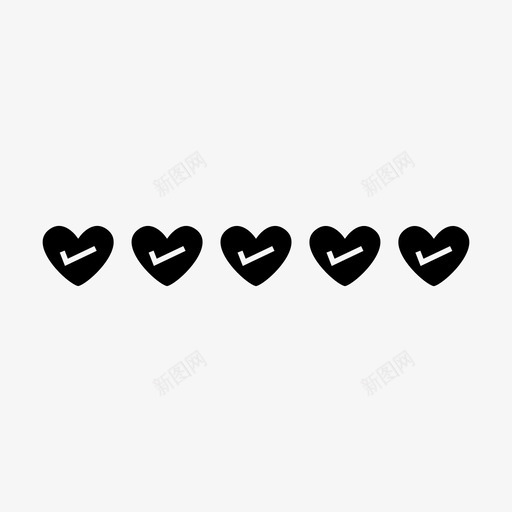 等级爱情趋势图标svg_新图网 https://ixintu.com 爱情 等级 等级5 趋势