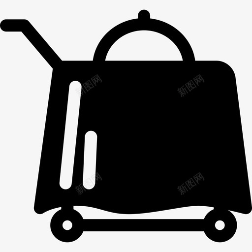 有食物的手推车机场候机楼图标svg_新图网 https://ixintu.com 有食物的手推车 机场候机楼