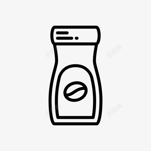 速溶咖啡包装袋图标svg_新图网 https://ixintu.com 包装 咖啡休息 袋 速溶咖啡