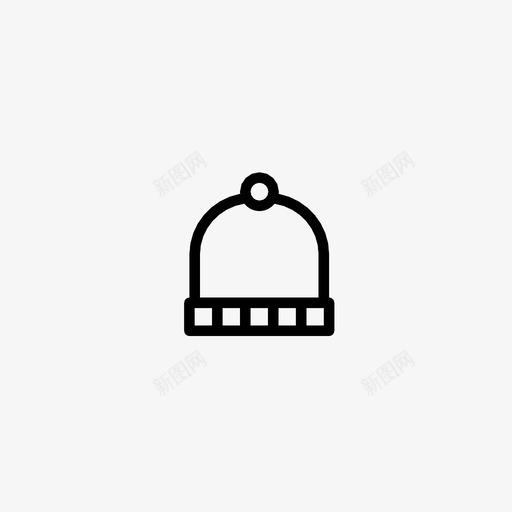 帽子冬装图标svg_新图网 https://ixintu.com 冬装 帽子