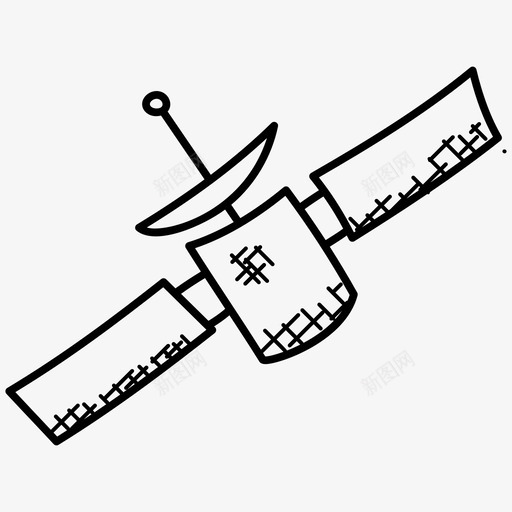 卫星卫星广播卫星通信图标svg_新图网 https://ixintu.com 卫星 卫星广播 卫星通信