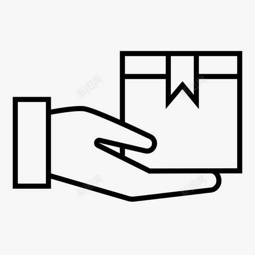 小心轻放送货易碎品图标svg_新图网 https://ixintu.com 保险 包装 小心轻放 易碎品 送货