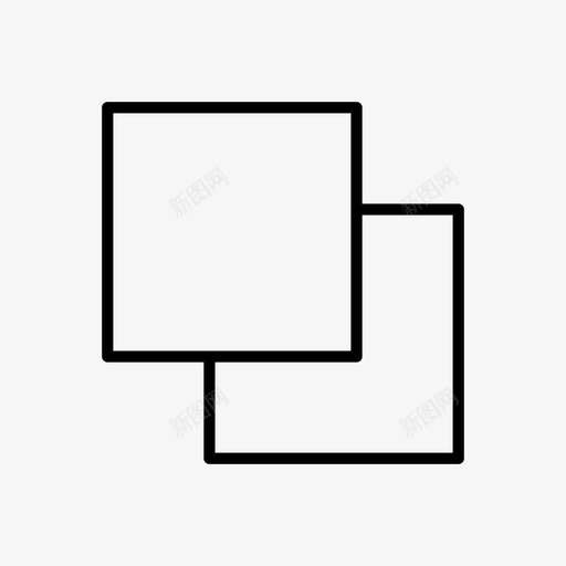 复制双重层图标svg_新图网 https://ixintu.com 双重 复制 层