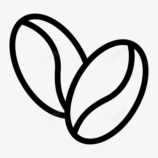 咖啡豆酒吧咖啡馆图标svg_新图网 https://ixintu.com 咖啡豆 咖啡馆 自助餐厅 酒吧