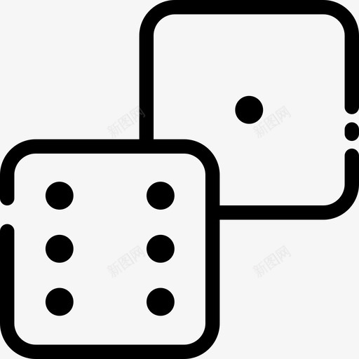 两个骰子界面局图标svg_新图网 https://ixintu.com 两个骰子 局 界面