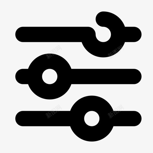 过滤器交叉音量控制器选项图标svg_新图网 https://ixintu.com 交叉音量控制器 基本图标 排序 过滤器 选择 选项