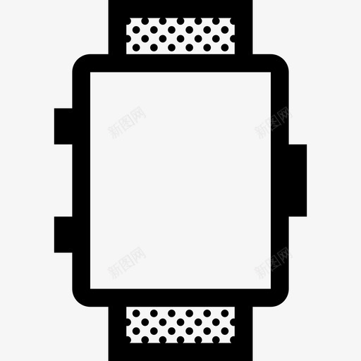 智能手表应用程序媒体图标svg_新图网 https://ixintu.com 其他点 媒体 应用程序 手机 智能手表