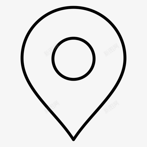 位置地图定位导航图标svg_新图网 https://ixintu.com 位置 地图定位 基本 导航