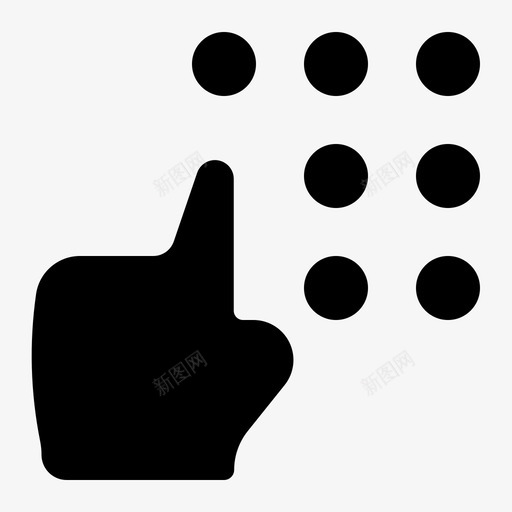 pin码小键盘密码图标svg_新图网 https://ixintu.com pincode pin码 互联网安全 保护 安全 密码 小键盘