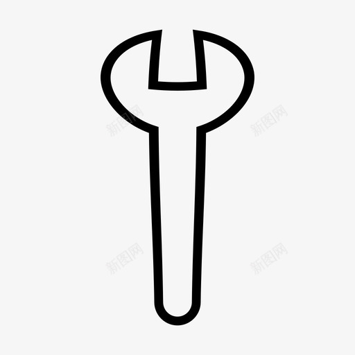 扳手设备工具图标svg_新图网 https://ixintu.com 工具 扳手 设备