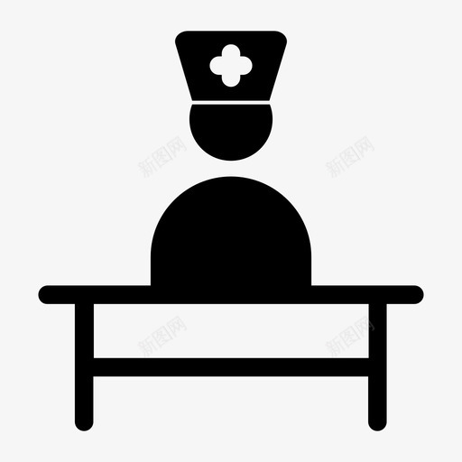护士健康1图标svg_新图网 https://ixintu.com 健康1 护士