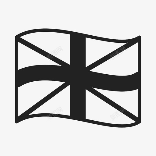 英格兰颜色十字架图标svg_新图网 https://ixintu.com 十字架 国家 旗帜 英格兰 颜色
