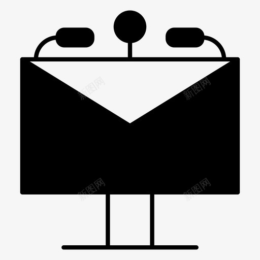 户外广告商务金融图标svg_新图网 https://ixintu.com 商务 商务和金融卷1字形 户外广告 消息 金融