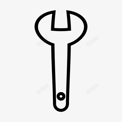 扳手设备工具图标svg_新图网 https://ixintu.com 工作 工具 扳手 设备