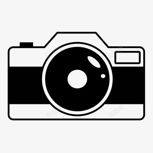 旧相机照片摄影图标svg_新图网 https://ixintu.com 天顶 摄影 旧相机 照片