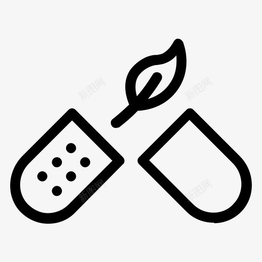 药品胶囊剂量图标svg_新图网 https://ixintu.com 保健 保健和医疗 剂量 治疗 胶囊 药品
