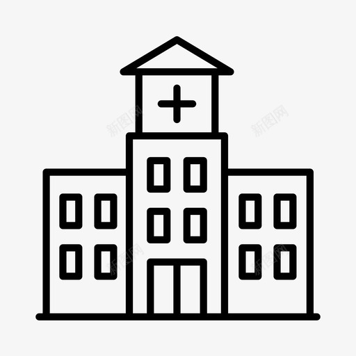 医院老年护理医生图标svg_新图网 https://ixintu.com 保健 医生 医疗 医院 老年护理