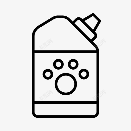 狗洗宠物宠物洗发水图标svg_新图网 https://ixintu.com 宠物 宠物店 宠物洗发水 狗洗