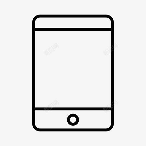 ipad电器数码图标svg_新图网 https://ixintu.com ipad 平板电脑 数码 电器 电子