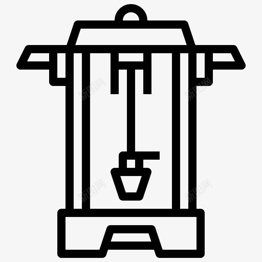 咖啡壶咖啡食品和餐厅图标svg_新图网 https://ixintu.com 厨房用具 咖啡 咖啡壶 食品和餐厅