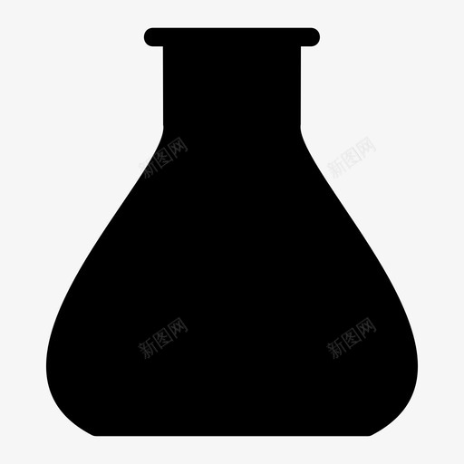 锥形烧瓶化学实验图标svg_新图网 https://ixintu.com 化学 实验 实验室 实验室设备 烧瓶 锥形烧瓶