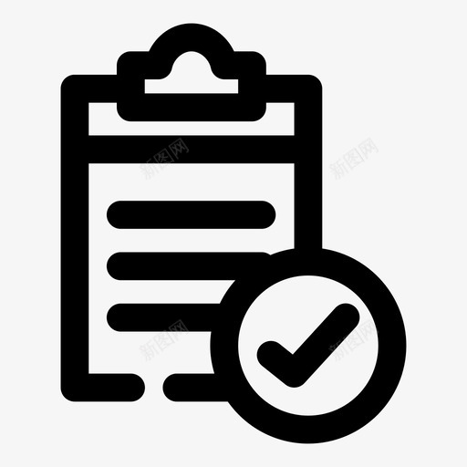 项目列表检查剪贴板图标svg_新图网 https://ixintu.com 剪贴板 检查 物流4个空白粗体 菜单 说明 项目列表