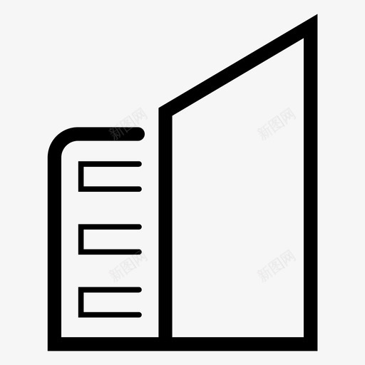 房地产建筑公司图标svg_新图网 https://ixintu.com 公司 办公室 办公楼 商业图标集5 建筑 房地产