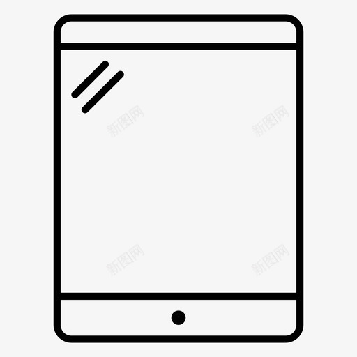 平板电脑屏幕设备图标svg_新图网 https://ixintu.com 平板电脑屏幕 设备