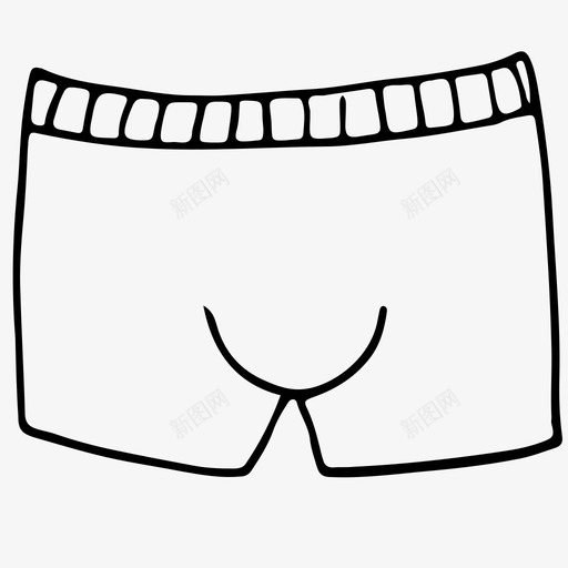 采购产品内裤拳击短裤男式配件图标svg_新图网 https://ixintu.com 拳击短裤 男式 男式服装 男式配件 采购产品内裤