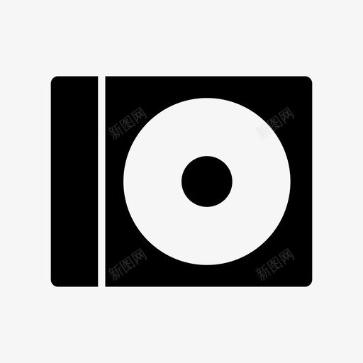 cd唱片集唱片盒图标svg_新图网 https://ixintu.com cd 光盘 唱片盒 唱片集 歌曲 音乐