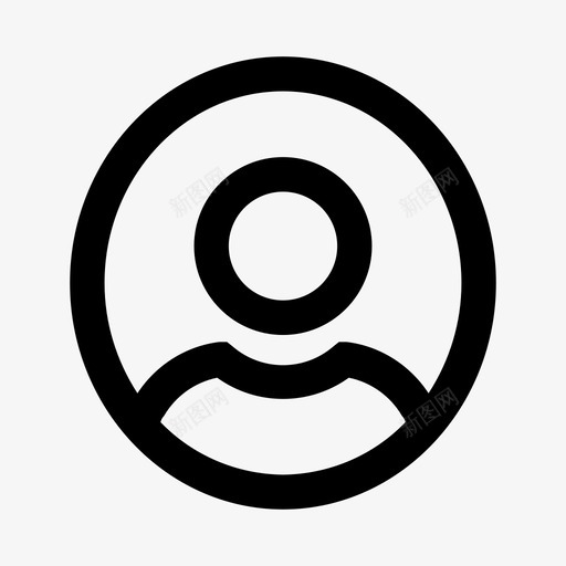 个人资料头像界面图标svg_新图网 https://ixintu.com 个人资料 头像 用户 界面 社交媒体