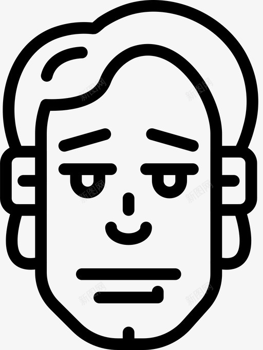 帅哥头像个人资料图标svg_新图网 https://ixintu.com 个人资料 头像 头像轮廓 帅哥 用户