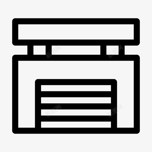 仓储物流1中图标svg_新图网 https://ixintu.com 仓储 物流1中