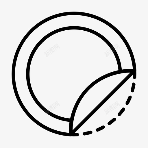 贴花配件横幅图标svg_新图网 https://ixintu.com 横幅 贴纸 贴花 配件