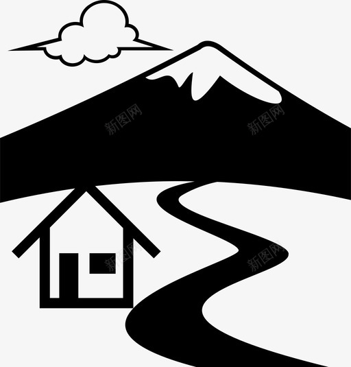 风景美丽灵感图标svg_新图网 https://ixintu.com 图画 山 灵感 美丽 风景