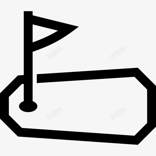 迷你高尔夫迷你推杆图标svg_新图网 https://ixintu.com 推杆 迷你 迷你高尔夫 酒店轮廓