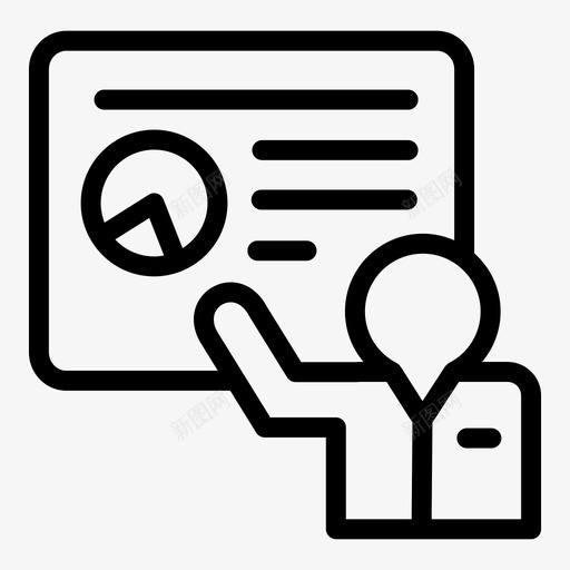 展示图表信息图标svg_新图网 https://ixintu.com 信息 图表 展示 营销 销售