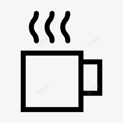 杯子巧克力咖啡杯图标svg_新图网 https://ixintu.com 咖啡杯 巧克力 杯子 热饮 茶杯
