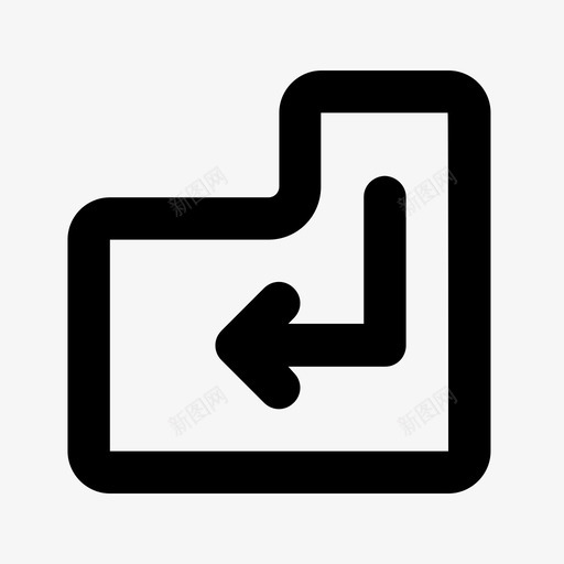 进入按钮键盘图标svg_新图网 https://ixintu.com 按钮 进入 键盘