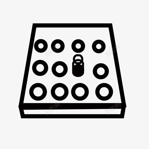 长期摆药图标svg_新图网 https://ixintu.com 长期摆药图标
