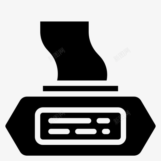 化妆湿巾洁面化妆品图标svg_新图网 https://ixintu.com 化妆品 化妆湿巾 卫生 洁面 美容固体