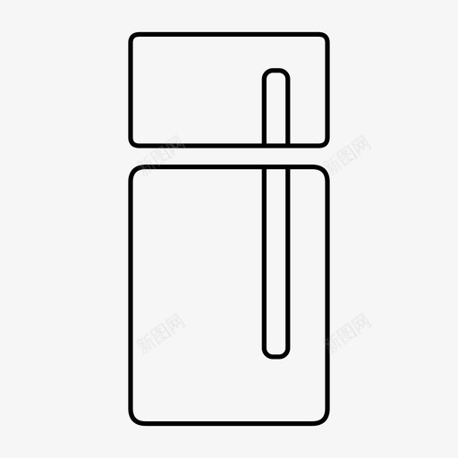 冰箱冰柜肉保险箱图标svg_新图网 https://ixintu.com 冰柜 冰箱 冷藏箱 肉保险箱