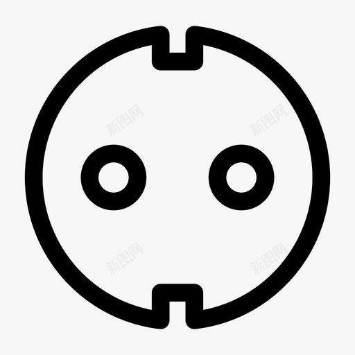 插头220v电动图标svg_新图网 https://ixintu.com 220v 德国 意大利 插头 电动 韩国