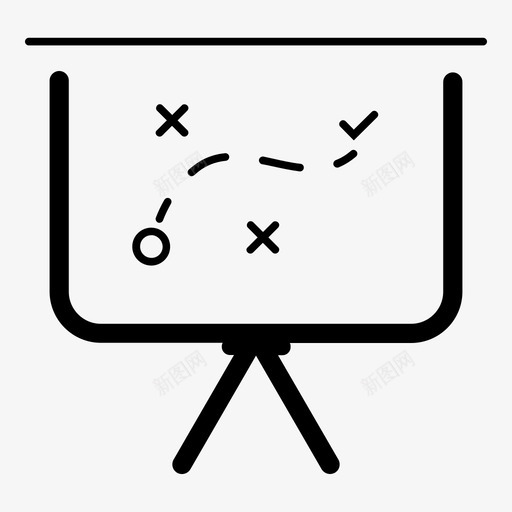 战略计划演示投影板图标svg_新图网 https://ixintu.com 战略计划 投影板 方式 概述商业图标集5 演示 策略 解决方案