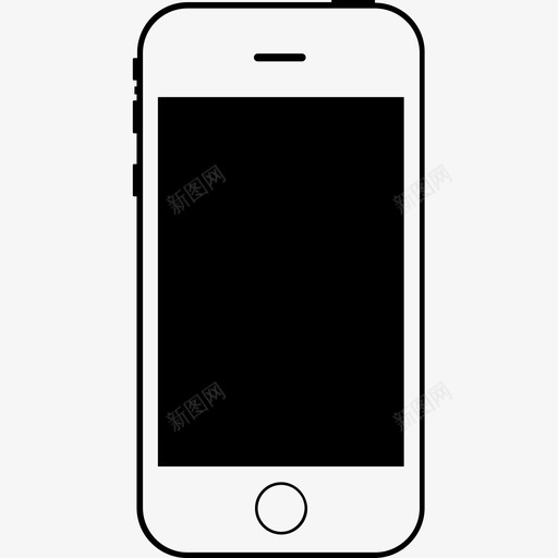 iphone2g苹果手机图标svg_新图网 https://ixintu.com iphone2g 手机 智能手机 苹果