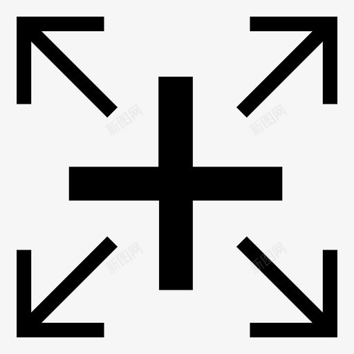 全屏大图标svg_新图网 https://ixintu.com 全屏 图标 大 更多 最大化