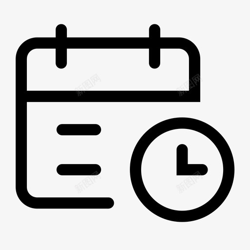 课程预约 线性svg_新图网 https://ixintu.com 课程预约 线性 线性