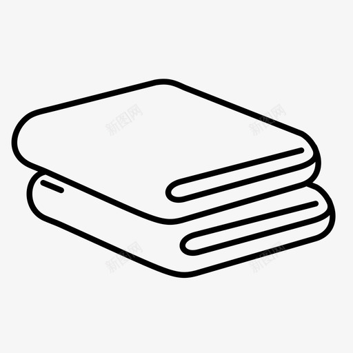 采购产品毛巾洗碗巾蓬松图标svg_新图网 https://ixintu.com 折叠毛巾 毛巾 洗碗巾 蓬松 采购产品毛巾