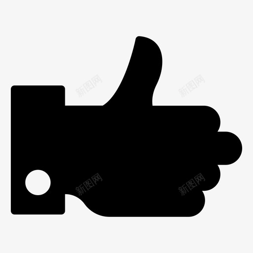 手存档完成图标svg_新图网 https://ixintu.com 存档 完成 手 拇指 联网 联网字形图标