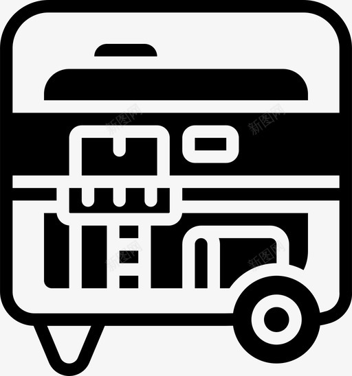 便携式发电机环保电力图标svg_新图网 https://ixintu.com 便携式发电机 固体能源 环保 电力 能源